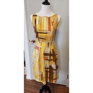 Vintage-inspired midi fit-flare dress